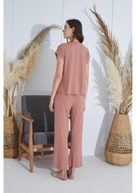 Resim Sevim Kadın Kısa Kol Tarçın Pijama Takım C1t5n851 001 