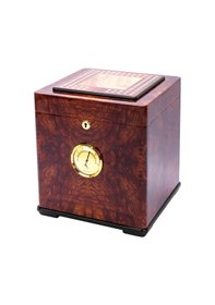 Resim Cohiba İspanyol Sedir Humidor Puro Kutusu Ceviz 60s 