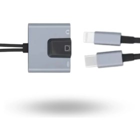 Resim Büro Ev Ofis Cihazları Için Ios-Usbc 3hub Aux Ethernet Çevirici 