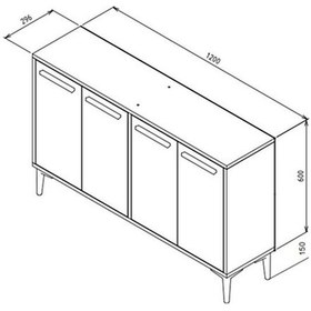 Resim Marden Konsol; Tv Sehpası M&M 