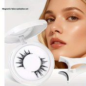 Resim Uygulayıcı ile Manyetik Kirpikler Doğal Görünüm: 1 Çift, Yeniden Kullanılabilir Manyetik Kirpikler, Yapıştırıcı & Kalem Gerekmez, Uzun Süre Kalıcı ve Yeniden Kullanılabilir Manyetik Kirpik Seti, dans partileri, doğum günü partileri ve hediye seçimi için. 