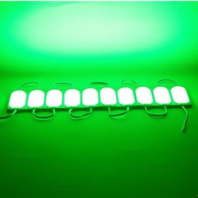 Resim Powermaster 12 Volt 3 Watt Yeşil 85 X 35 Mm Ip65 220 - 240 Lümen 140 Derece Cob Modül Led 