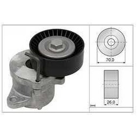 Resim Esse Oto - İnsignia Astra J Zafira C Cascada V Kayış Gergi Rulmanı Komple 09- Ina 534 0439 10 1340269 