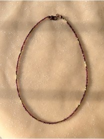 Resim Doğaltaş Granat (lal) Kolye 