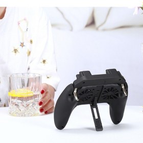 Resim Vkemall 5000mah Pil İle Mobil Oyun Kolu, Çift Fanlı Soğutma, Şarj Ve Oynama, 4.7-6.0 İnç Telefonlar İçin Ergonomik Tutuş 