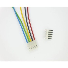 Resim 5,08mm 5 Pin Kablolu Konnektör Takım 10cm - 1,00mm - Çift Taraflı 