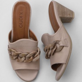 Resim Bueno Shoes Gri Deri Kadın Topuklu Terlik 01wu11300 