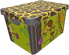 Resim QU>TU Style Box Giraffe - 20 Litre oyuncak saklama kutusu 