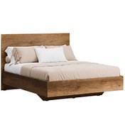 Resim Adore Mobilya Oryana Çift Kişilik Karyola-Koyu Ceviz 171x120x206 CM 