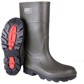 Resim Alfa Çelik Burunlu K.haki / Siyah Çizme 