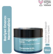 Resim Cosmogenesis labs bariyer güçlendirici yüz kremi 50ml - su bazlı nemlendirici yatıştırıcı vegan 
