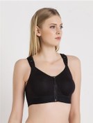 Resim Magic Form 5722 Önden Fermuarlı Protez Sütyeni - Siyah Siyah 