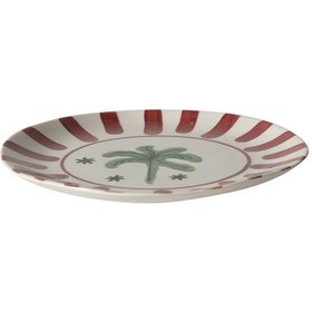 Resim Mudo Home Lısmore Pasta Tabağı Bordo 20 Cm Çok Renkli 