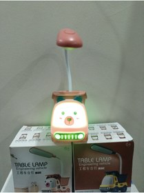 Resim Genel Markalar Sevimli pembe kamyon masa lambası, şık ve fonksiyonel çocuk odası aydınlatması 