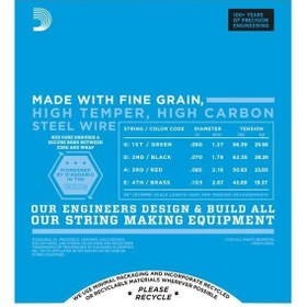 Resim D'Addario EXL160SL XL Nickel Serisi Bas Gitar Tel Seti (Medium - 50-105 - Super Long Scale) 