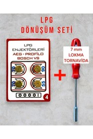 Resim AKDEMİR OFİS Doğalgazdan Tüpe Dönüşüm Seti Lpg Ocak Memesi Dönüşüm Seti (her Markaya Uyumlu) Lokma Enjektör Seti 