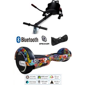 Resim Citymate Elektrikli Kaykay Scooter Hoverboard Akıllı Dengeli + Hover Kart + Çanta Full Paket 