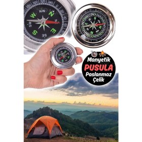 Resim Özbience Şık Tasarımlı Manyetik Pusula, Doğru Yolu Bulmanızı Kolaylaştırır 