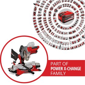 Resim Einhell TE-MS 18/210 Li - Solo, Akülü Gönye Testere (Akü ve şarj cihazı dahil değildir) 