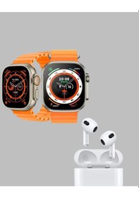 Resim Watch 9 Max Akıllı Saat Sesli Görüşme Özellikli Kulaklık Seti 