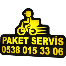 Resim Depo Tabela Reklam Paket Servis Yazılı Görsel Tabela 3D LED Neon Işıklı Kutu Harf Tabela Pleksiglass 