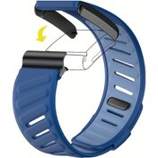 Resim Cloud011 Nefes Alabilen Koyu Mavi Fitness Bilek Bandı Ayarlanabilir Unisex Whoop 4.0 Kayışı 