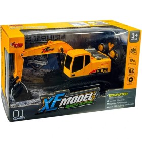 Resim Vardem XFModel Uzaktan Kumandalı Şarjlı Oyuncak Kazıcı – Dayanıklı Plastik Gövde, Tam Fonksiyonlu Hareket 