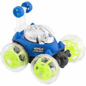 Resim Sebat Oyuncak Uz. Kum. Süper Akrobat Sb 2055,ışıklı Ve Sesli 360 Derece Dönebilen Araç Mavİ 
