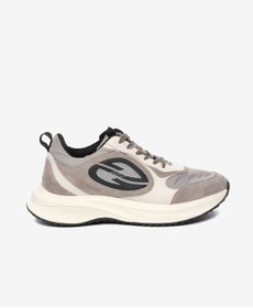 Resim Greyder Gri Hakiki Deri Spor Ayakkabı 5K1SA18511S | Unisex 