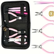 Resim 8 adet/5 adet/3 adet/2 adet DIY üretimi için ileri düzey bir araç kiti, üç farklı tip saç tokası, iki toz pensesi, rastgele renkli bir koni, açık bir halka ve bir ölçüm bandı içerir. Başlangıçlar ve uzmanlar için uygundur ve aileler için olmazsa olmazdır. 