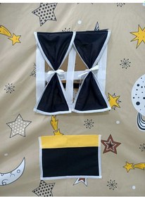 Resim Kızıldereli Çocuk Oyun Çadırı Devrilmeyen Sabitleme Mekanizmalı Galaksi Serisi Gold 