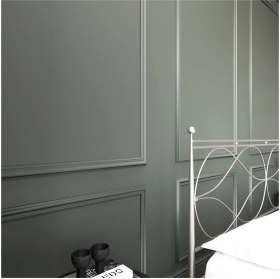 Resim Birdeco Home Dekoratif Boyanabilir Montaja Hazır Duvar Çıtası,önceden Kesilmiş Astarlı Kendin Yap Kit (P3) 