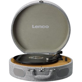 Resim Lenco LS-66-GY Wooden Dahili Hoparlörlü Pikap-LS-66GY 