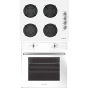 Resim Alveus Akasya 2'li Beyaz Ankastre Set (GLS640 - MFA604) 