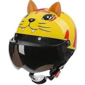 Resim Fortunelane Çocuk Kaskı Kısa Lens Pembe Domuz 46-52 Cm, 33ı2ne Sarı Yeşil Sarı 