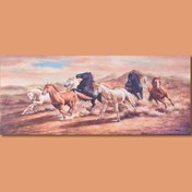 Resim Q-Art Dekoratif Freedom Kanvas Tablo - 50x120 cm 