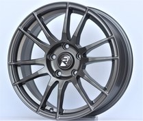 Resim R1 Wheels 17 inç 5*114.3 ET35 Mat Füme Jant Takımı (J-1528) 