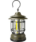 Resim Springsun Kamp Işığı: Taşınabilir Çadır Aydınlatması, Güçlü/zayıf Işık Modu, Ip65 Su Geçirmez, Yeşil Renk 