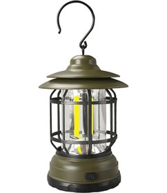 Resim Springsun Kamp Işığı: Taşınabilir Çadır Aydınlatması, Güçlü/zayıf Işık Modu, Ip65 Su Geçirmez, Yeşil Renk 