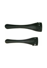 Resim Valencia Cetp5034 3/4 Boy Çello Kuyruğu - Tailpiece Aksesuar/yedek Parça Hafif Metal Alaşım, 4 Adet Entegre Fiks Yuvası Ve Dayanıklı Siyah Kaplama 