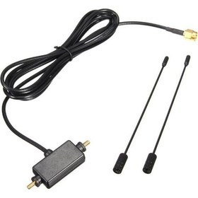 Resim Dvb-tcmmb Araç Anteni T-tipi Dijital Tv Anteni Sma Erkek Konnektör Siyah 