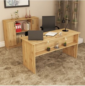 Resim Kalender Dekor Merkür-1-5 Ofis Büro Masası Takımı 