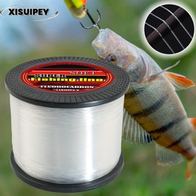 Resim 1000M/1090YD Oksijen-Karbon Kaplamalı Yüksek Dayanımlı Naylon Balık Misinası, Hafif Döküm ve Dayanıklı Aşınmaya Karşı Kaplamalı Ana Misina, Şeffaf Karbon Fiber Lider Misina, Buz Balıkçılığı Misinası, Sinek Balıkçılığı Misinası, Tek Ana Misina, Tatlı ve Tuzlu Su Balıkçılığı İçin Uygun 