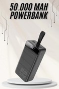 Resim Gizmur Store Powerbank Çoklu Şarj Girişi 50.000 Mah Taşınabilir Dijital Göstergeli 