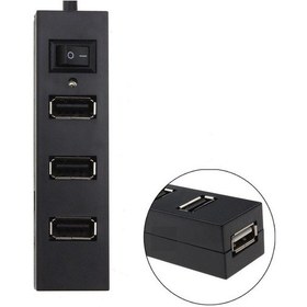 Resim 4 Port Usb Çoğaltıcı Çoklayıcı Hub Dişi Çoklama Switch 4862A 