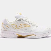 Resim Joma T.set Lady 2202 Beyaz Gold Kadın Tenis Ayakkabısı 