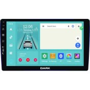 Resim Dark 10" QLED Android 13, 8gb Ram 128GB Hafıza 2dın Carplay & Android Auto, Gps Destekli Geri Görüş Kameralı Araç Multimedya 