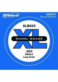 Resim D'addario Xlb035 Xl Nickel Wound Bas Gitar Tek Teli - 0.035 İnç 