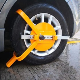 Resim Shuıvan Römork ve Çekme Karavan Tekerlek Kilidi Örümcek Tip 