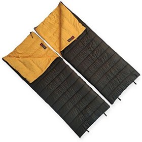 Resim Naturecamp Elika 350 Plus -15 Derece Birleşebilir Çift Kişilik Yastıklı Haki Uyku Tulumu 